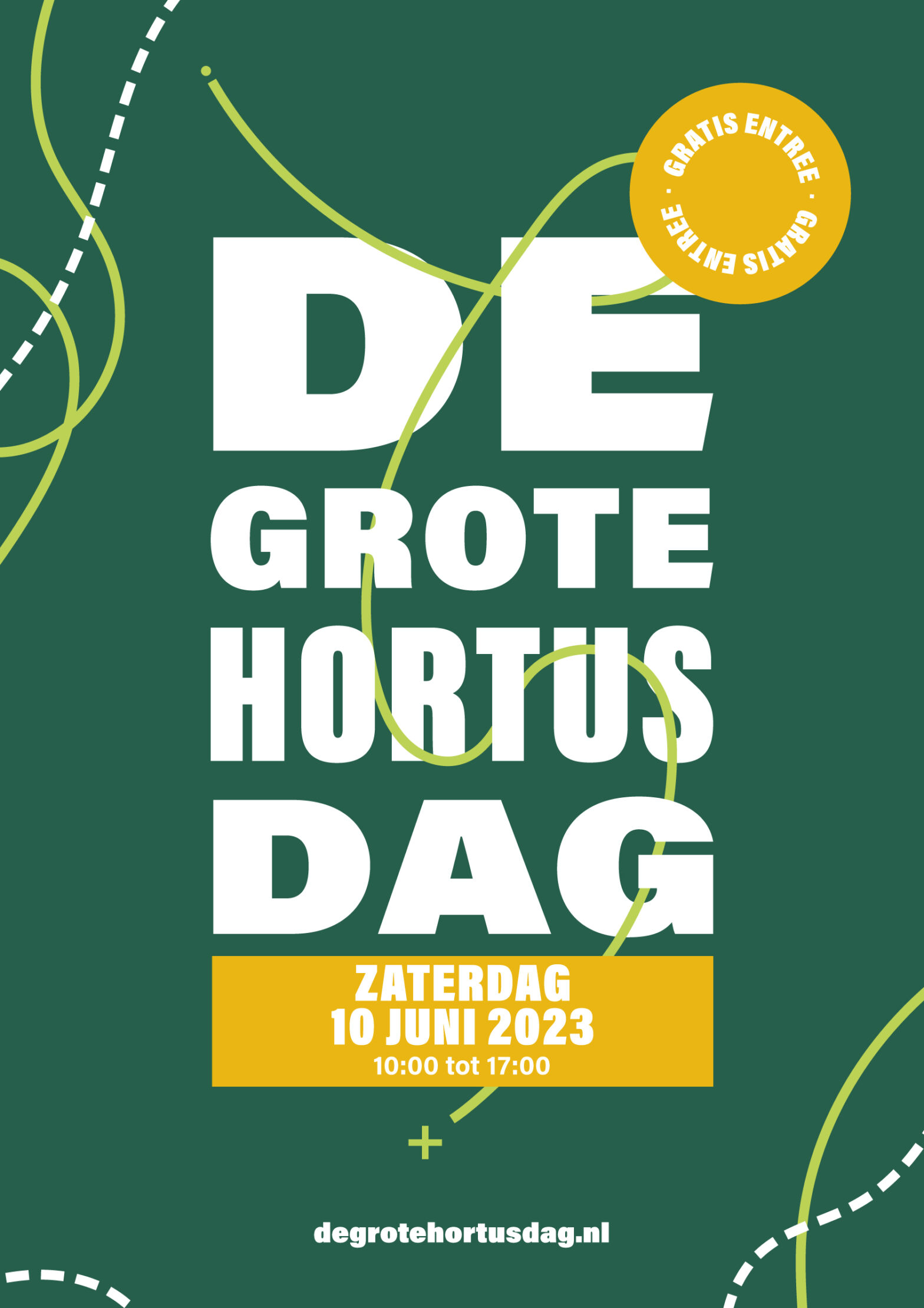 Campagne beeld voor de Grote Hortus Dag 2023